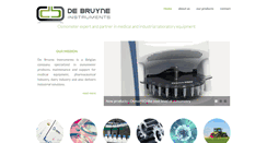 Desktop Screenshot of debruyneinstruments.be